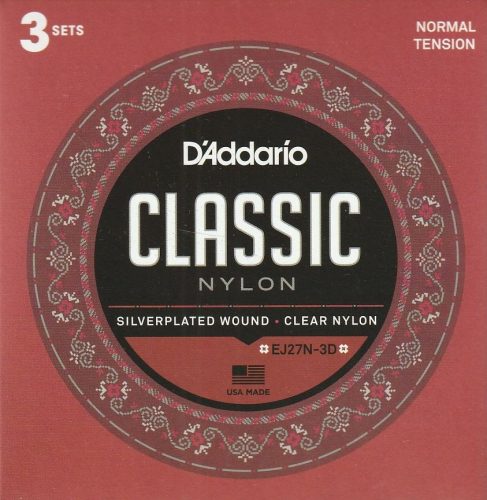 D'Addario EJ27N húrgarnitúra klasszikus gitárhoz (3 szett)