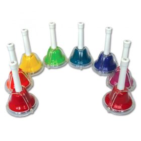   Csengőkészlet - 8 db-os diatonikus kombinált Hand Bell készlet (Percussion Plus)