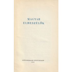 Magyar elbeszélők I-IV.