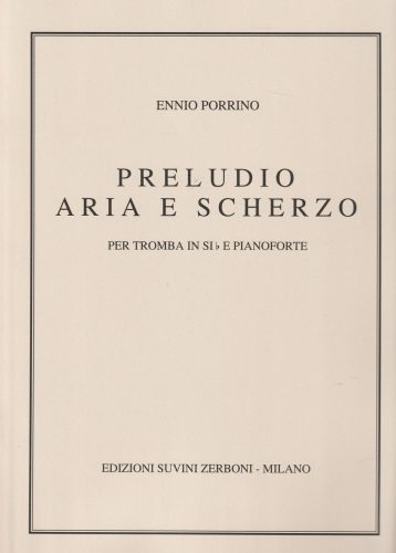 Preludio, Aria E Scherzo