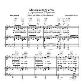 Örökszép operettek zongorára és gitárra
