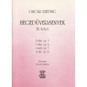 Rieding - Hegedűversenyek III. kötet