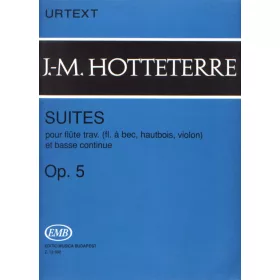   Suites pour flute trav. (flute a bec, hautbois, violon) e basse