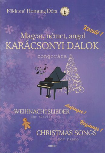 Magyar, német, angol karácsonyi dalok zongorára
