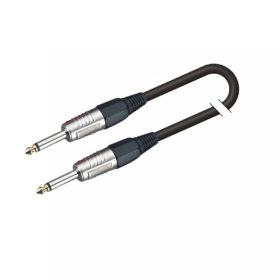   BICJJ-3BK - Aszimmetrikus hangszerkábel: 6.3mm Jack MONO - 6.3mm Jack MONO / 3m