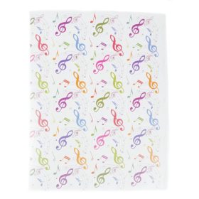 Színes violinkulcsos mappa, két gyűrűs, A/4 méretű