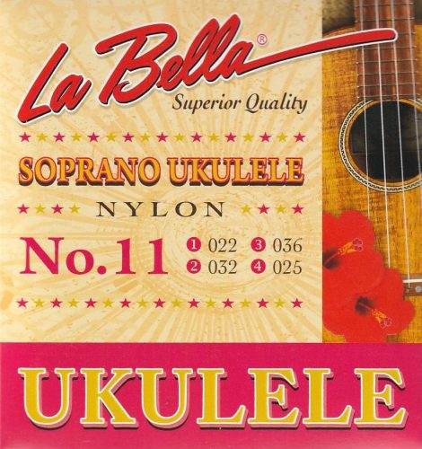 La Bella sopran ukulele nylon húrgarnitúra