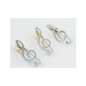 Violinkulcs alakú kottacsipesz - ezüst