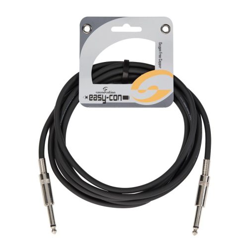 EICJJ-6BK - Aszimmetrikus hangszerkábel: 6.3mm Jack MONO - 6.3mm Jack MONO / 6m