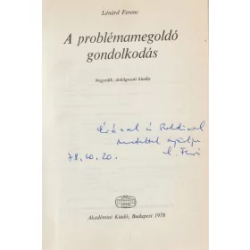 A problémamegoldó gondolkodás (dedikált)