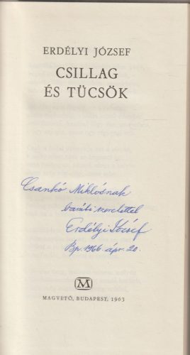 Csillag és tücsök (dedikált)