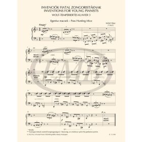   Wolf-temperiertes Klavier 3 - Invenciók fiatal zongoristáknak