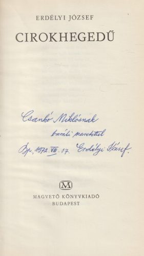 Cirokhegedű (dedikált)