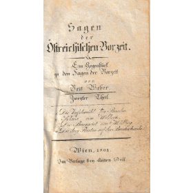 Sagen der Österreichischen Vorzeit 2.