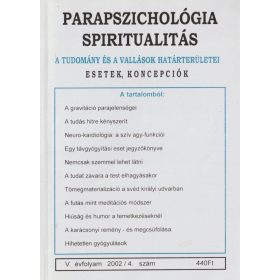 Parapszicológia Spiritualitás 2002 4.szám