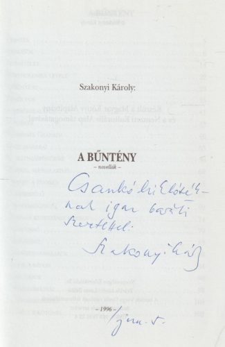 A bűntény (dedikált)