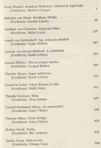 Klasszikus német kisregények