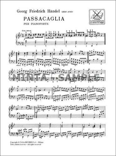 Passacaglia per pianoforte