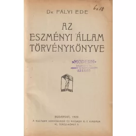 Az eszményi állam törvénykönyve