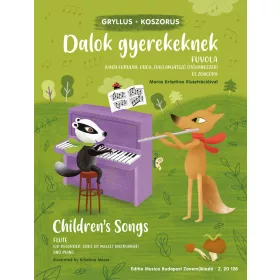   Dalok gyerekeknek fuvolára (vagy furulyára, oboára, dallamjátszó ütőhangszerre) zongorakísérettel