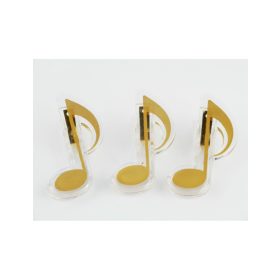 Nyolcad alakú kottacsipesz - arany színű