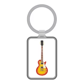 Elektromos gitáros kulcstartó