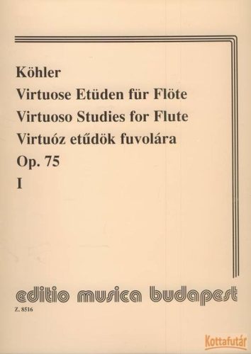 Virtuóz etűdök fuvolára 1. op.75