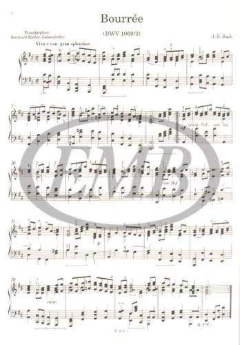 Bach, Johann Sebastian: 3 tétel a zenekari szvitekből