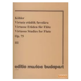 Virtuóz etűdök fuvolára 3. op.75