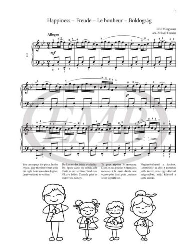 Kínai zongoradarabok gyerekeknek