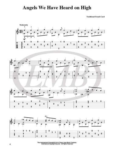 Christmas Carol for Easy Classical Guitar