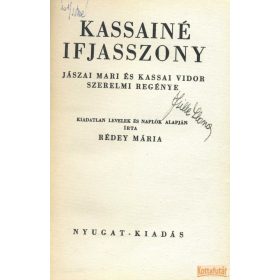 Kassainé ifjasszony