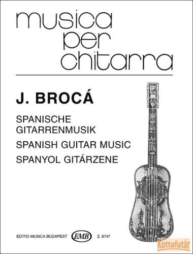 Spanyol gitárzene (Brocá)