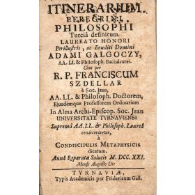 Itinerarium peregrini philosophi Turcia definitum