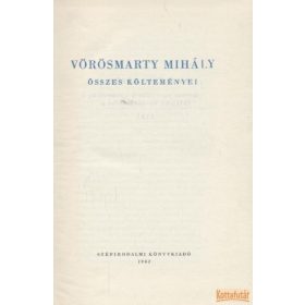 Vörösmarty Mihály összes költeményei I-II. (1963)