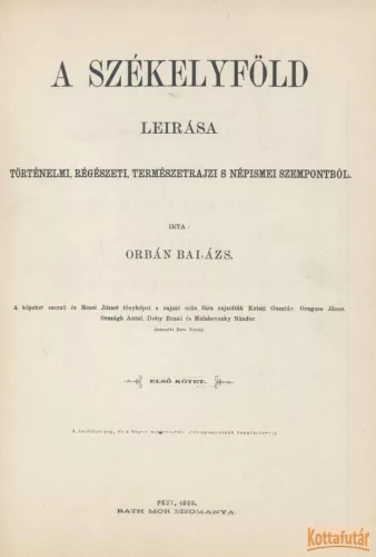 A Székelyföld leírása I-II.
