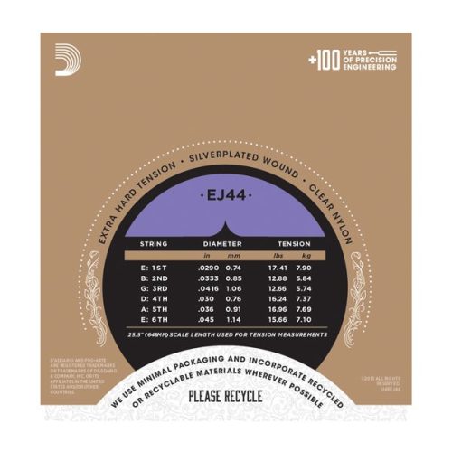 D'Addario Pro Arte (extra hard) EJ44 húrgarnitúra klasszikus gitárhoz 