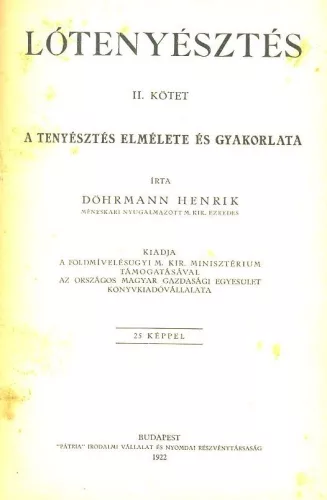Lótenyésztés I-II.