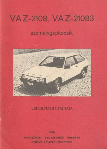 VAZ-2108, VAZ-21083 személygépkocsik