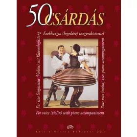 50 csárdás énekhangra (hegedűre) zongorakísérettel
