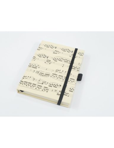 Gumis jegyzetfüzet, kottás mintával