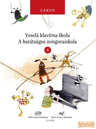 A barátságos zongoraiskola 4. (magyar és szlovák nyelven)