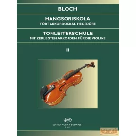 Hangsoriskola tört akkordokkal hegedűre II. Op.5