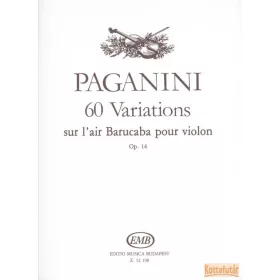 60 Variations sur l'air Barucaba pour violon