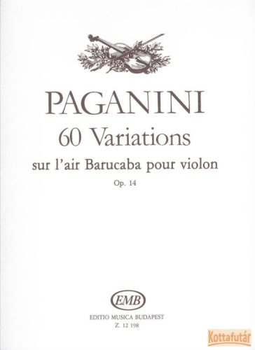60 Variations sur l'air Barucaba pour violon