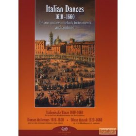   Olasz táncok 1610-1660 egy és két dallamhangszerre és continuóra