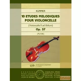 10 etudes melodiques pour violoncelle Op.57