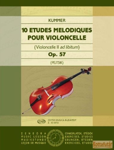 10 etudes melodiques pour violoncelle Op.57