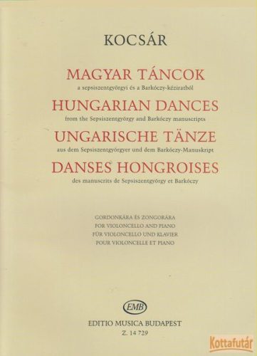 Magyar táncok a sepsiszentgyörgyi és a Barkóczy-kéziratból