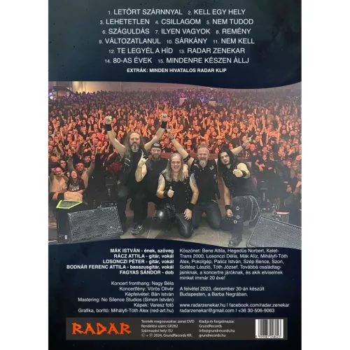 Radar - 20 év változatlanul (DVD)